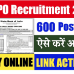 SBI PO Notification 2025 OUT for 600 Posts, Apply for Probationary Officer Vacancies in State Bank of India