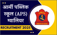 Army Public School Gwalior Recruitment 2025 Notification For Group C Post | Download Application Form